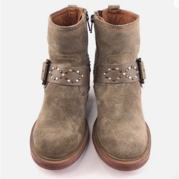 Josef Seibel Toni Studded Harness Suede Booties EU 40/10 - Picture 6 of 13